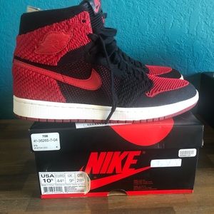 Jordan 1 bred flyknit
